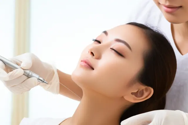 周辺の組織を傷つけにくく、毛を作る部分だけを狙う